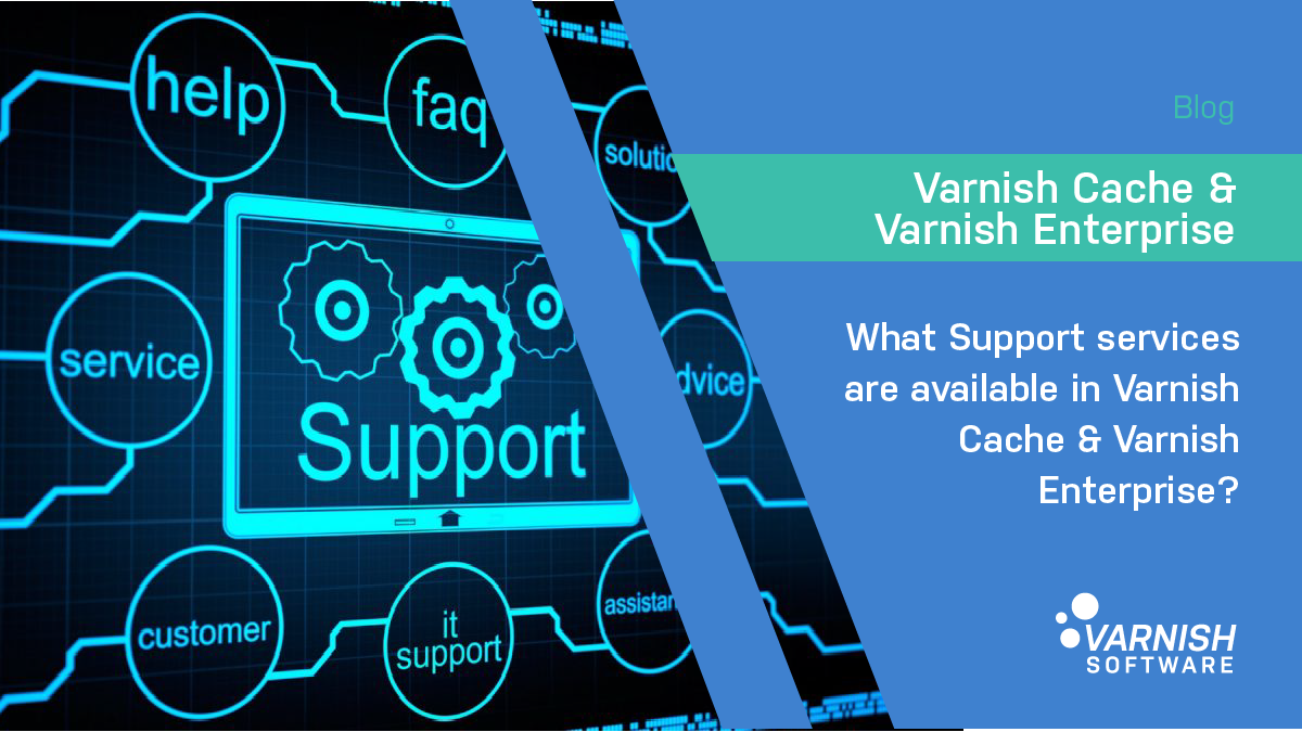 What support services are available in Varnish Enterprise and Varnish